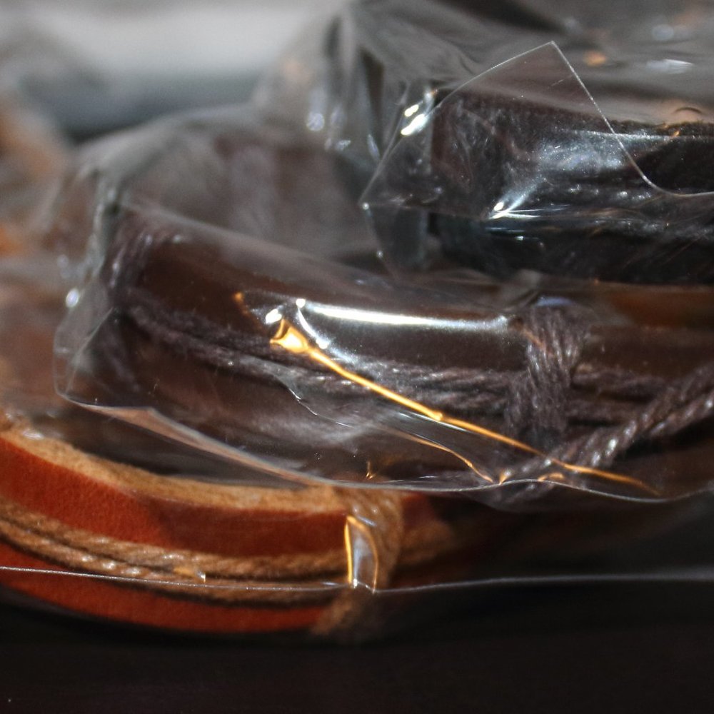 5X HP* 10/19/21 10/17/22 BEST IN JEWELRY REAL LEATHER I LOVE JESUS BRACELETS 3 - Picture 4 of 4